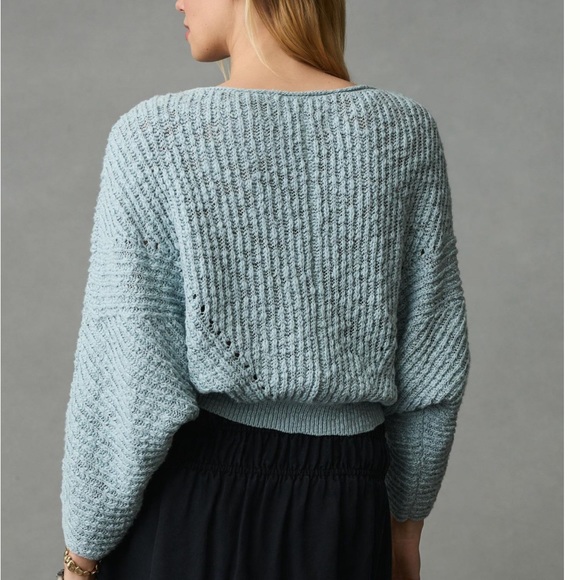 Anthropologie Crewneck Batwing Sweater SIZE M NEW no tag - Picture 11 of 11